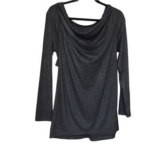 Beach bunny lounge twisted open back metallic pullover coverup